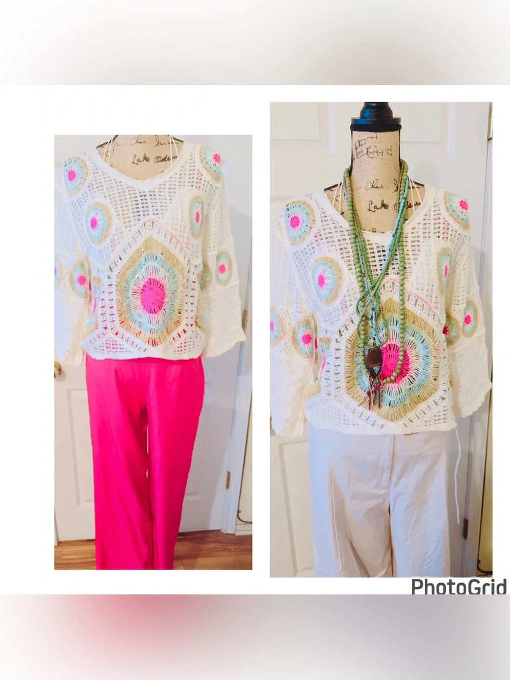 Zara Boho Crochet Top L NWOT
